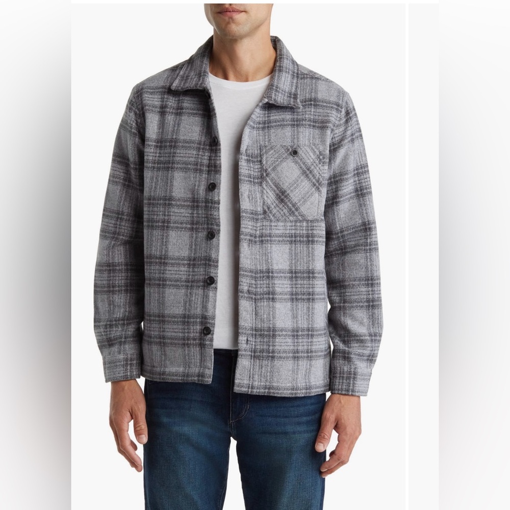 Union Plaid Flannel Shacket